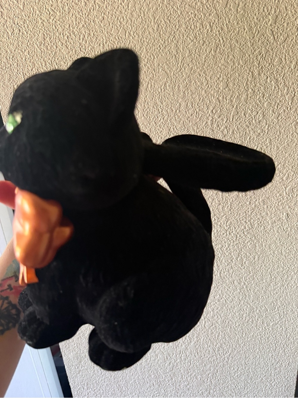 Bath and body Works Black Cat with Orange Bow Candle Holder - Picture 2 of 4